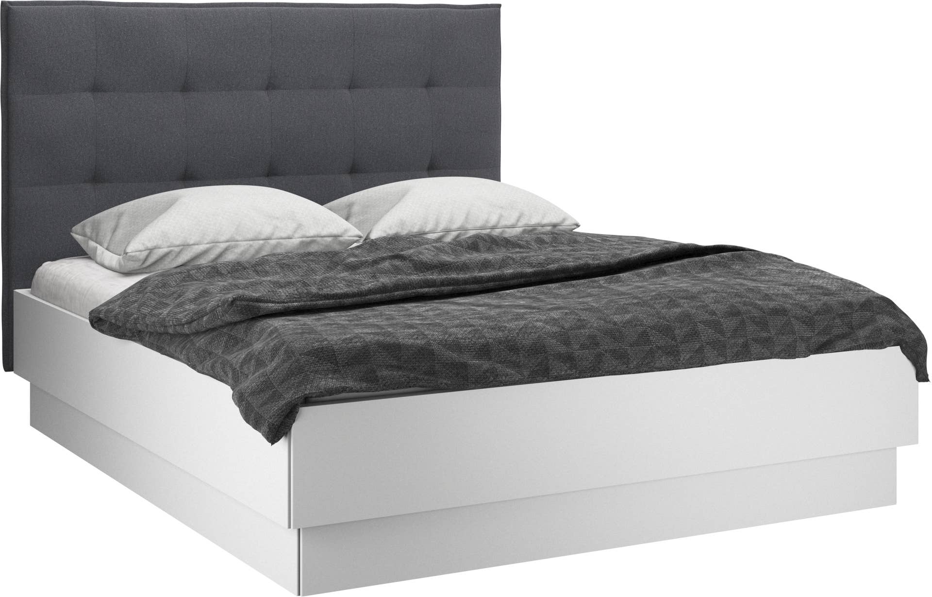 Lugano storage bed with lift-up frame and slats, excl. mattress | BoConcept